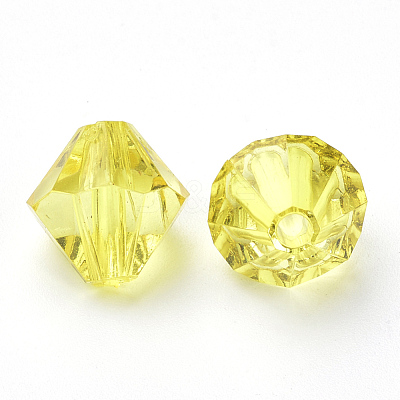 Transparent Acrylic Beads TACR-S146-4mm-09-1