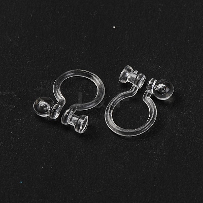 Silicone Clip-on Earring Findings FIND-K019-01C-1
