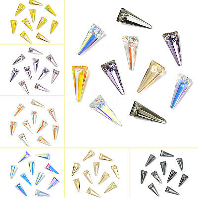 5Pcs K9 Glass Rhinestone Pendants GLAA-YW0004-89-1