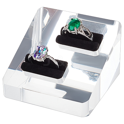 Acrylic & Lint Ring Display RDIS-WH0019-10-1