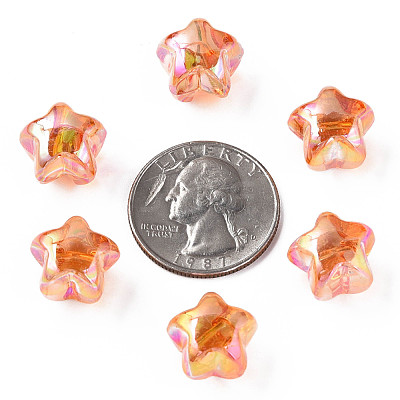1-Hole Transparent Acrylic Buttons MACR-S373-129-C04-1