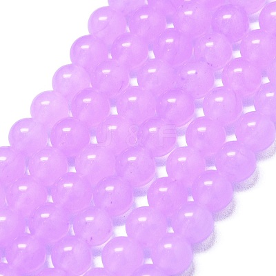Natural Malaysia Jade Beads Strands G-L645-C01-6mm-08-1