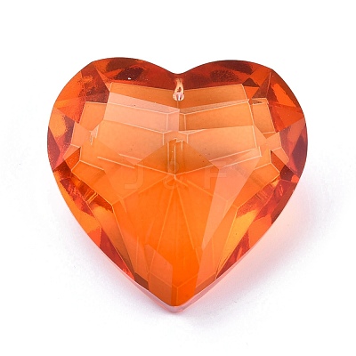 K9 Glass Rhinestone Pendants GLAA-Q087-02-1