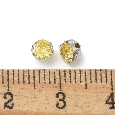 Round Stainless Steel Prong Settings STAS-M104-01B-1