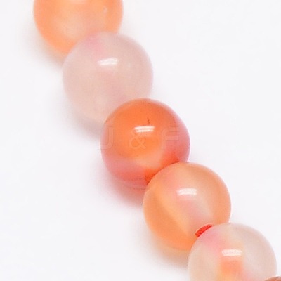 Natural Carnelian Beads Strands X-G-N0006-4mm-17-1