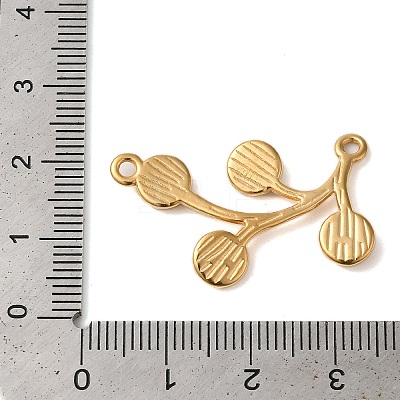 Ion Plating(IP) 304 Stainless Steel Pendant Cabochon Settings STAS-N103-72G-1