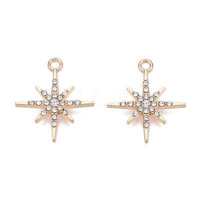 Rack Plating Alloy Pendants FIND-N005-33G-1