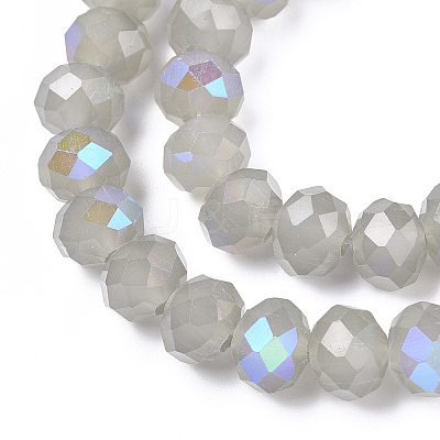 Electroplate Glass Beads Strands EGLA-A044-J1mm-L10-1
