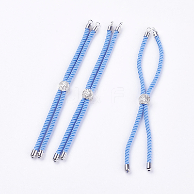 Nylon Twisted Cord Bracelet Making MAK-F018-03P-RS-1
