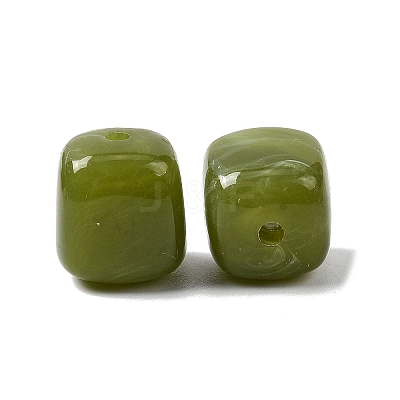Opaque Acrylic Beads X-OACR-D320-01Q-1