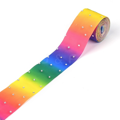 Polyester Grosgrain Ribbon OCOR-G008-05G-1