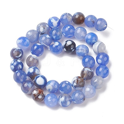 Natural Fire Crackle Agate Beads G-C102-A01-01-1
