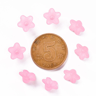 Transparent Acrylic Beads X-PL554-02-1