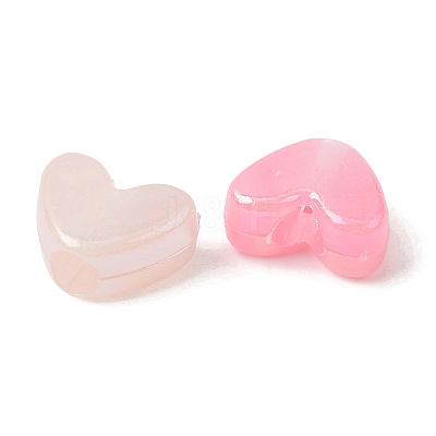 UV Plating Opaque Acrylic Beads OACR-G058-16D-1