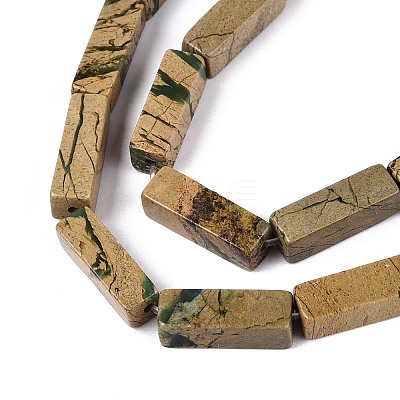 Natural Verdite Stone Beads Strands G-T141-101-1