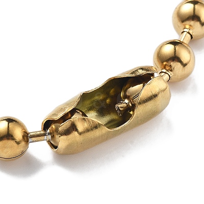 304 Stainless Steel Ball Chain Necklaces CHS-F009-01H-45cm-G-02-1