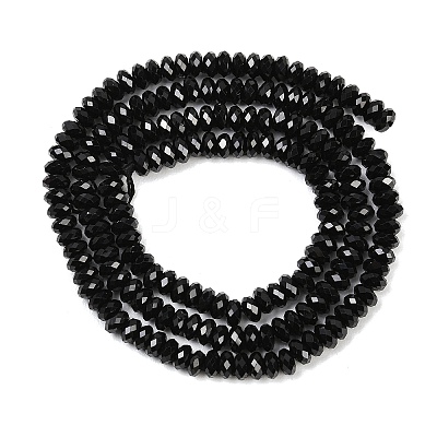 Natural Black Spinel Beads Strands G-B175-A02-2x4mm-1