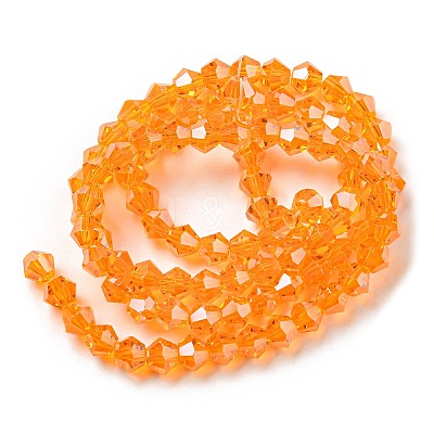 Transparent Electroplate Glass Beads Strands EGLA-A039-T3mm-A23-1