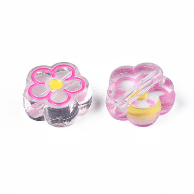 Transparent Acrylic Beads ACRC-S039-03E-1