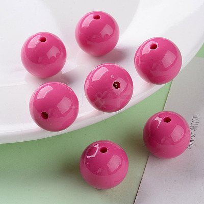 Opaque Acrylic Beads X-MACR-S370-C20mm-A13-1