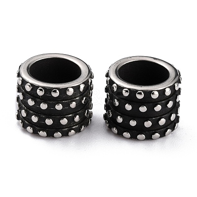 304 Stainless Steel European Beads STAS-B011-10AS-1