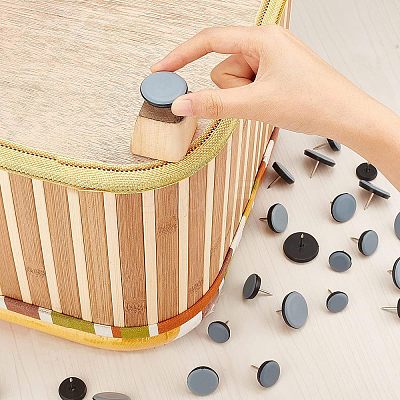 40Pcs 4 Styles Iron Furniture Feet Nail FIND-FH0002-02-1