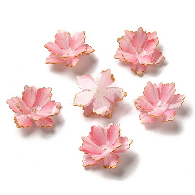 Gloden Edge Flower Bead Cap SACR-C002-37-1