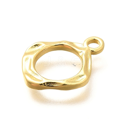 Rack Plating Brass Toggle Clasps KK-M309-45G-1