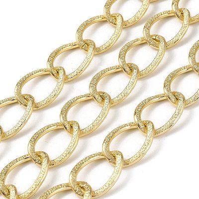 Oxidation Aluminum Textured Curb Chains CHA-E003-21G-1