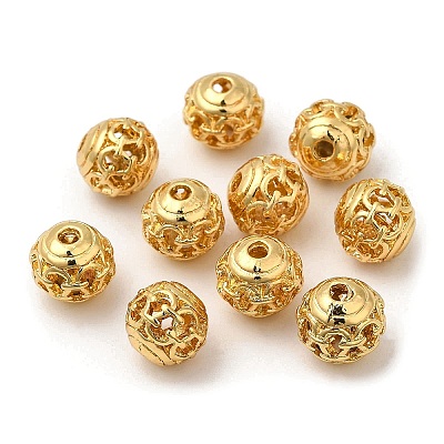 Alloy Hollow Beads PALLOY-P238-19G-RS-1