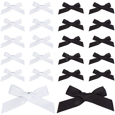 60Pcs 2 Colors Satin Brooches JEWB-SC0001-84-1