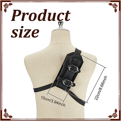 PU Leather Adjustable Sword Sheaths AJEW-WH0248-584B-1
