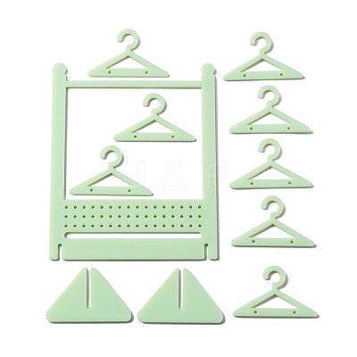 Opaque Acrylic Earring Display Stands EDIS-WH0029-14C-1
