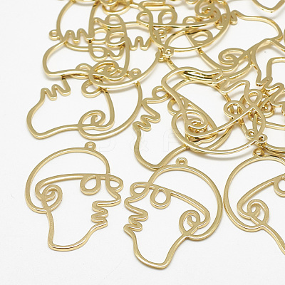 Brass Pendants X-KK-S347-116-1