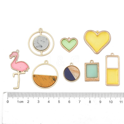 Epoxy Resin Pendants PALLOY-MSMC011-05-1