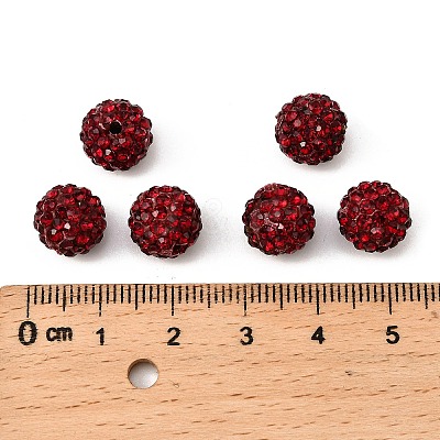 Pave Disco Ball Beads X-RB-A130-10mm-5-1
