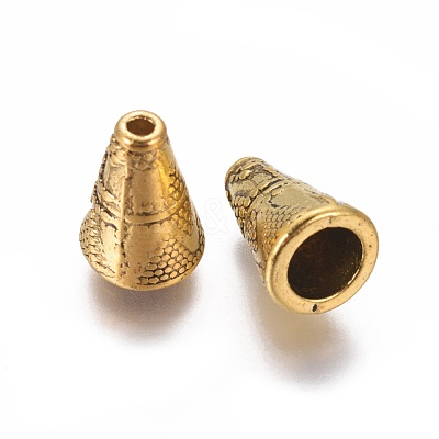 Tibetan Style Alloy Bead Cone GLF0831Y-1