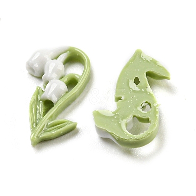Luminous Opaque Epoxy Resin Decoden Cabochons CRES-M032-02D-1