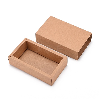Kraft Paper Folding Box CON-WH0010-02D-A-1