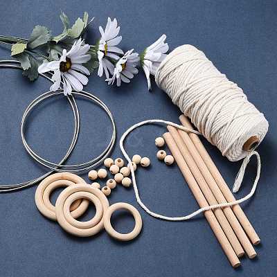 DIY Woven Net/Web with Feather Making Kits DIY-PH0002-12-1