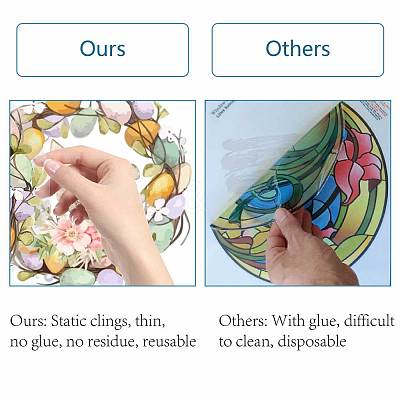 PVC Window Static Sticker DIY-WH0235-112-1