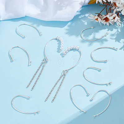 12Pcs Brass Ear Cuff Findings KK-ME0001-78-1