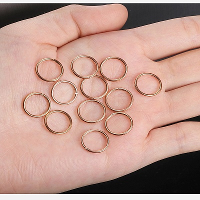 316L Surgical Stainless Steel Hoop Cartilage Earrings WGB51CA-67-1