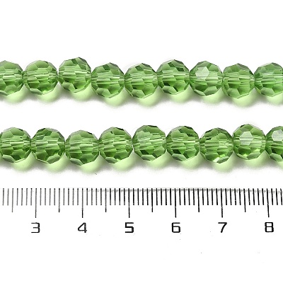 Transparent Glass Beads EGLA-A035-T8mm-D11-1