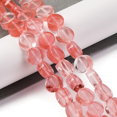 Cherry Quartz Glass Beads Strands G-C159-B04-01-1