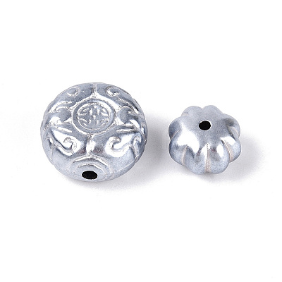 Pearlized Opaque Acrylic Beads OACR-T029-05-1