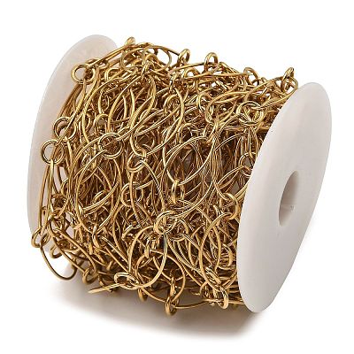 304 Stainless Steel Oval Link Chains CHS-C014-14G-1