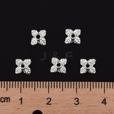 Tibetan Style Bead Caps X-TIBEB-Q018-S-LF-1