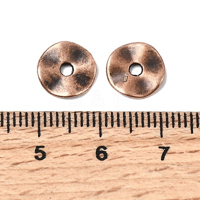 Tibetan Style Alloy Wavy Spacer Beads LS-RLF9350Y-NF-1