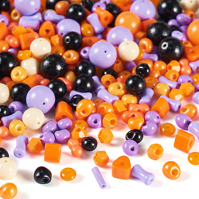 227Pcs Glass Seed Beads SEED-TA0001-58D-1